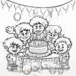 Happy Birthday Trolls Coloring Pages 1