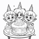 Happy Birthday Trolls Coloring Pages 2
