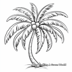 Hawaiian Palm Tree Coloring Pages 1