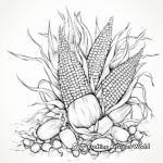 Heirloom Varieties of Corn Coloring Pages 3