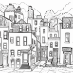 Historic Old City Coloring Pages 3