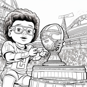 Historic Super Bowl Moments Coloring Pages 2