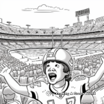 Momentos históricos de la Super Bowl Páginas para colorear 3