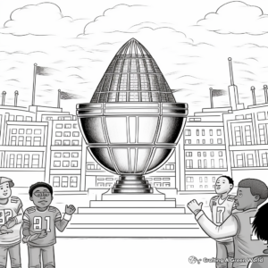 Historic Super Bowl Moments Coloring Pages 4