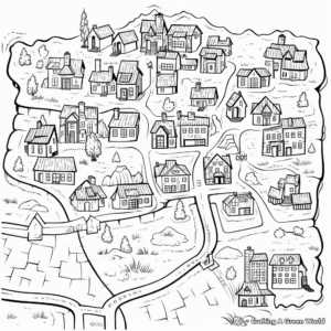 Historical Map Coloring Pages 4