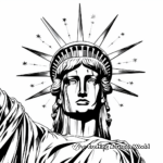 Historical Statue of Liberty Coloring Pages 4