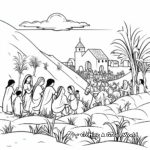 Holy Week: Palm Sunday to Easter Coloring Pages 3