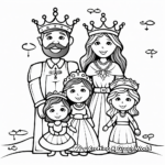 Homecoming Queen and King Coloring Pages 1