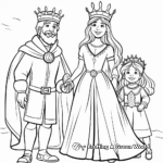 Homecoming Queen and King Coloring Pages 2