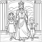 Homecoming Queen and King Coloring Pages 3