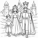 Homecoming Queen and King Coloring Pages 4