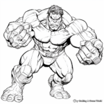 Hulk and Friends: Marvel Universe Coloring Pages 3