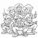 Humorous Pirate Crew Coloring Pages 4