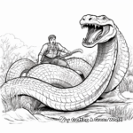 Hunting Titanoboa Coloring Pages 3