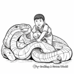 Hunting Titanoboa Coloring Pages 4