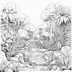 Informative Rainforest Ecosystem Coloring Pages 4