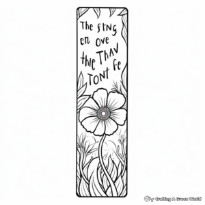 Inspiring Quotes Bookmark Coloring Pages 4