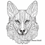 Intricate Belgian Malinois Police Dog Coloring Pages 1