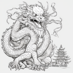 Intricate Chinese Dragon Coloring Pages 2