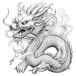 Intricate Chinese Dragon Coloring Pages 3