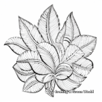 Intricate Leaf Pattern Coloring Pages for Adults 2