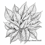 Intricate Leaf Pattern Coloring Pages for Adults 4