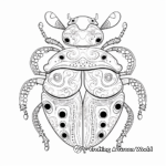 Intricate Miraculous Ladybug Coloring Pages for Adults 4