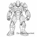 Iron Man Hullbuster Suit Coloring Pages 1