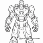 Iron Man Hullbuster Suit Coloring Pages 4