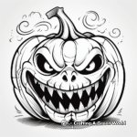 Jack-O-Lantern Horror Coloring Pages 3