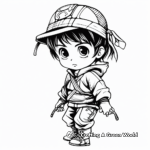 Japanese Anime Characters Coloring Pages 2