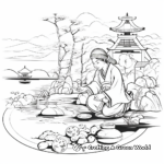 Japanese Art Inspired Coloring Pages 2