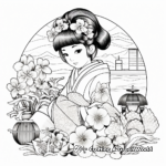 Japanese Art Inspired Coloring Pages 4