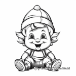 Kid-Friendly Cartoon Gnome Coloring Pages 1