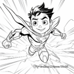 Kid-Friendly Superman Coloring Pages 1