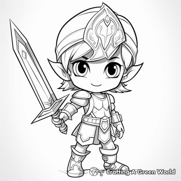 The Legend of Zelda Coloring Pages - Free & Printable!