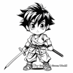 Kid Goku Coloring Pages 1
