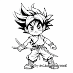 Kid Goku Coloring Pages 2