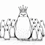 King Penguin Colony Coloring Pages 3
