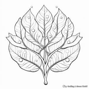 Leaf Anatomy Coloring Pages 2