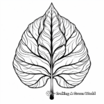 Leaf Anatomy Coloring Pages 3