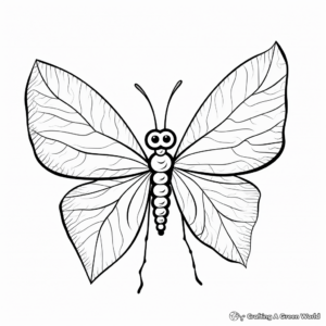 Leaf Insect Coloring Pages 2