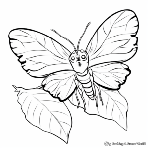 Leaf Insect Coloring Pages 4