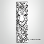 Majestic Animal Bookmark Coloring Pages 2