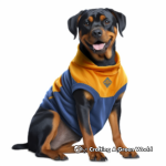 Majestic Rottweiler Coloring Pages for All Ages 2