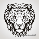 Majestic White Tiger Face Coloring Pages 2