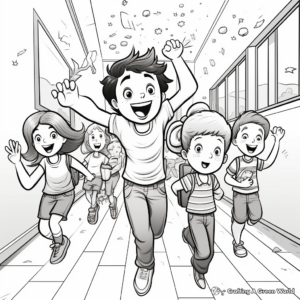 Memorable School Year Moments Coloring Pages 2