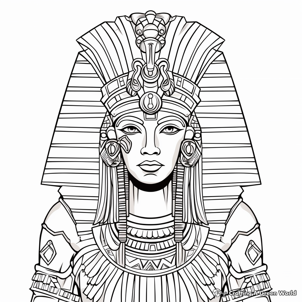 Mesmerizing Egyptian Mythology Coloring Sheets 3