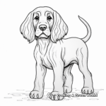 Minature Bloodhound Coloring Sheets 3
