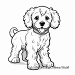 Miniature Poodle Coloring Pages 2